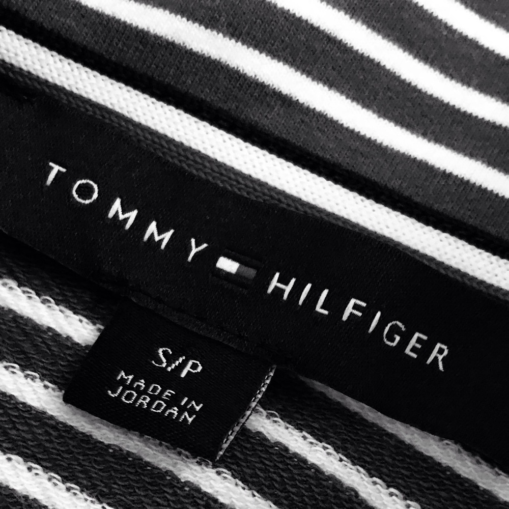 Tommy Hilfiger Striped Stretch Olive and White Blazer SP - Picture 10 of 10